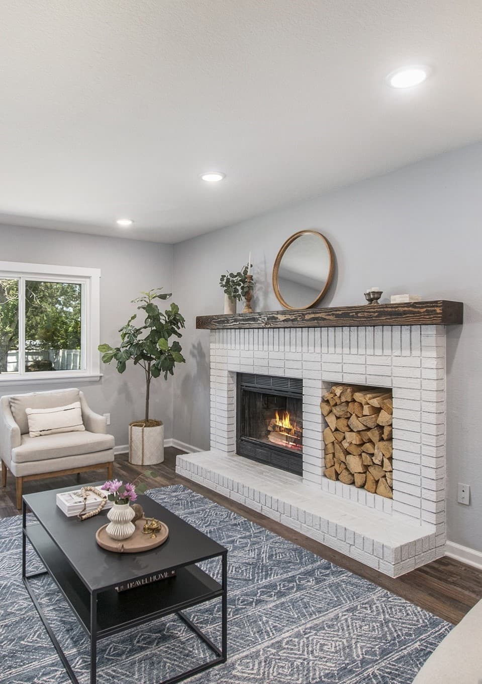 Fir fireplace mantel custom woodworking